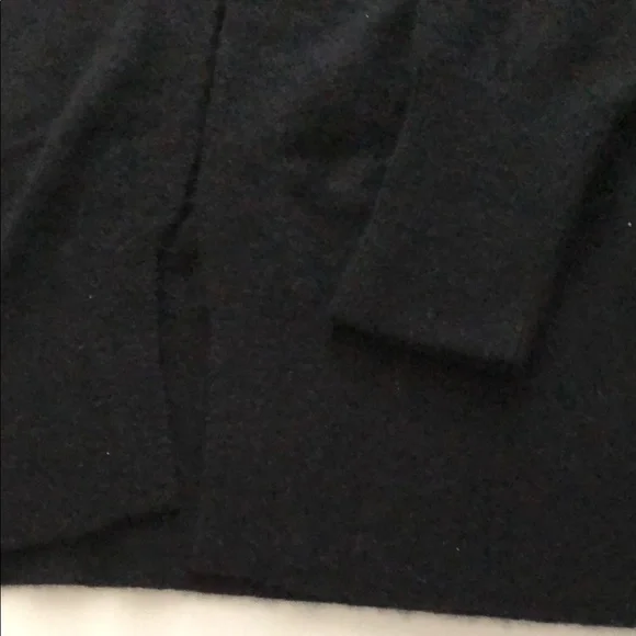 White + Warren Cashmere Black Open cardigan sweater - Picture 3 of 5